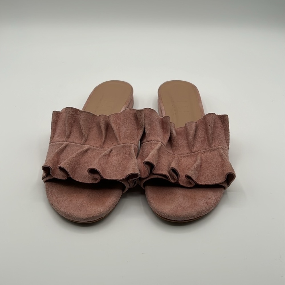 Able Pink Ruffle Sandals - Picture 2 of 3